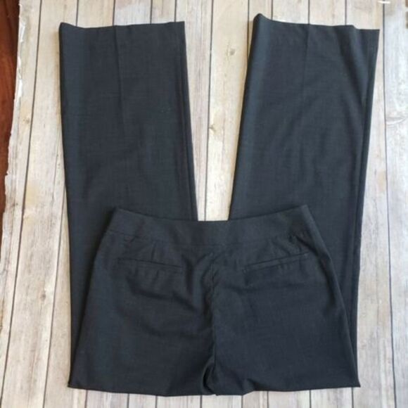 Lafayette 148 Womens Gray Pants Virgin Wool Stretch Career Trouser Black Size 2 - Picture 6 of 8